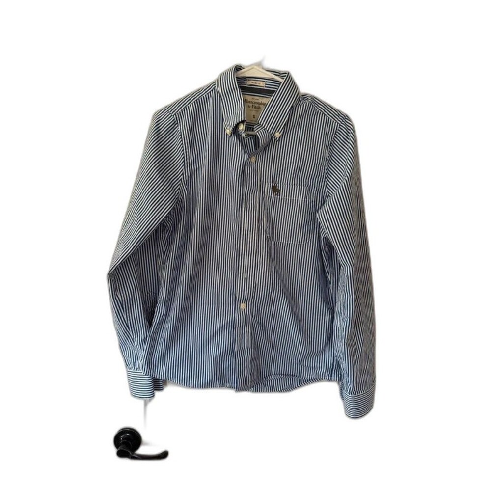 Mens Abercrombie & Fitch muscle button down shirt size Small